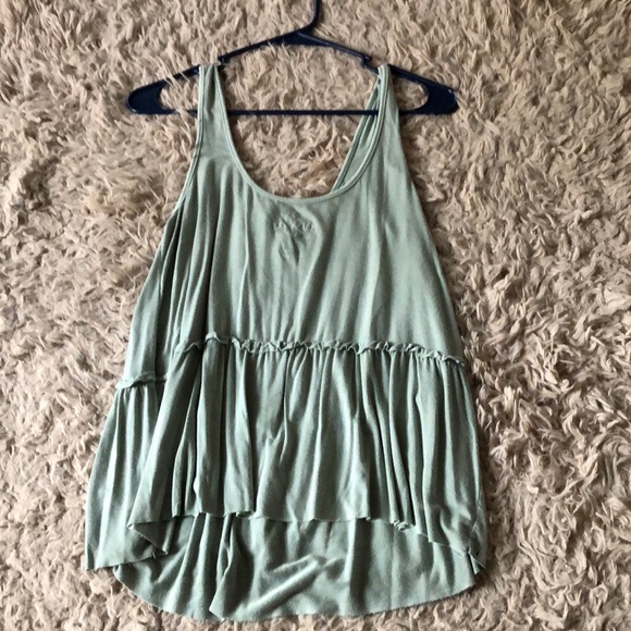 Soft & Sexy Drop Hem Tank with buckle detail - Picture 3 of 3